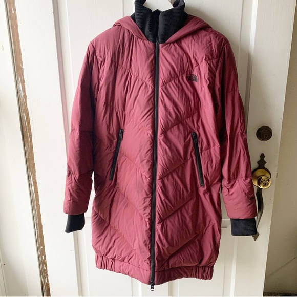 The North Face Jackets & Blazers - The North Face Parka Albroz Size S Deep Garnet Red Puffer Jacket
